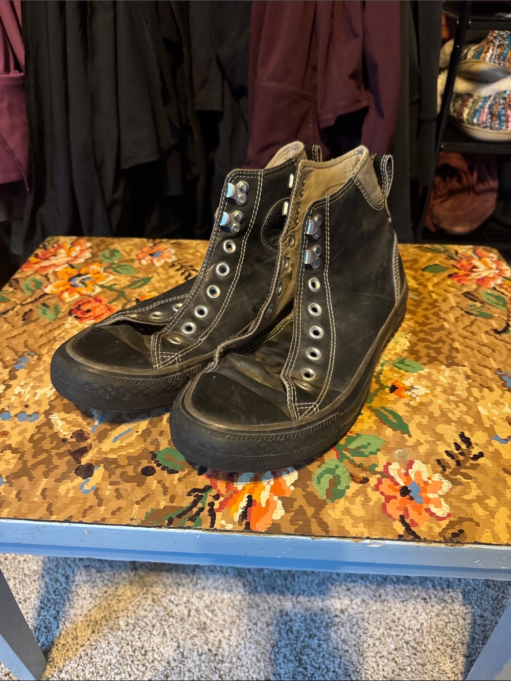 Converse Black Lace-Up High-Top Men's Boots